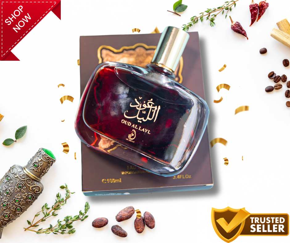 (BUY 1 GET 1 FREE) 🔥Oud Al Layl Perfume Arabiyat EDP 100ML