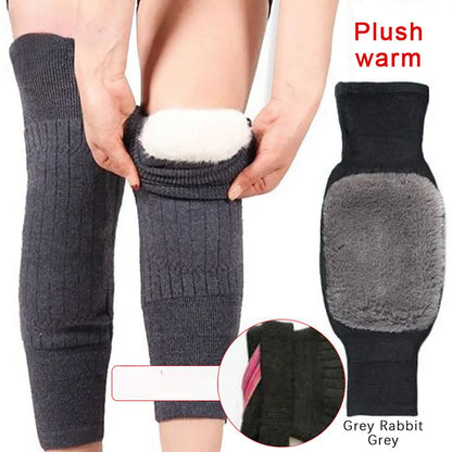 2 Pcs Adjustable Cashmere wool Knee Warmers for Men and Women